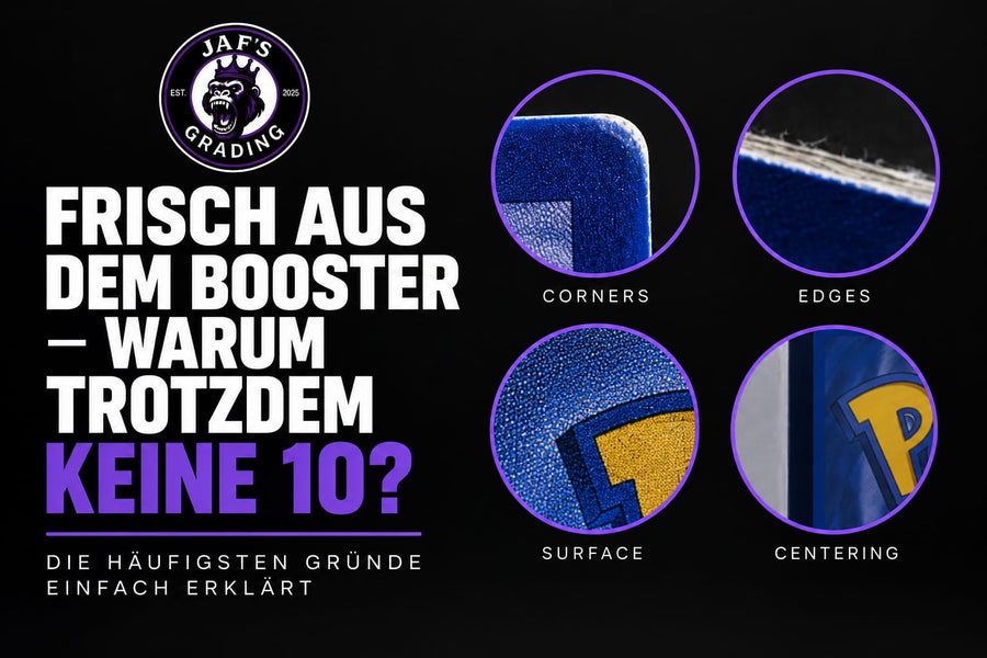 Frisch aus dem Booster, warum ist meine Karte trotzdem keine 10?