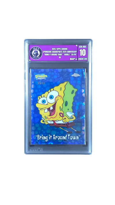 Gegradete Trading Card — GEM MINT 10, Seriennummer 296587394